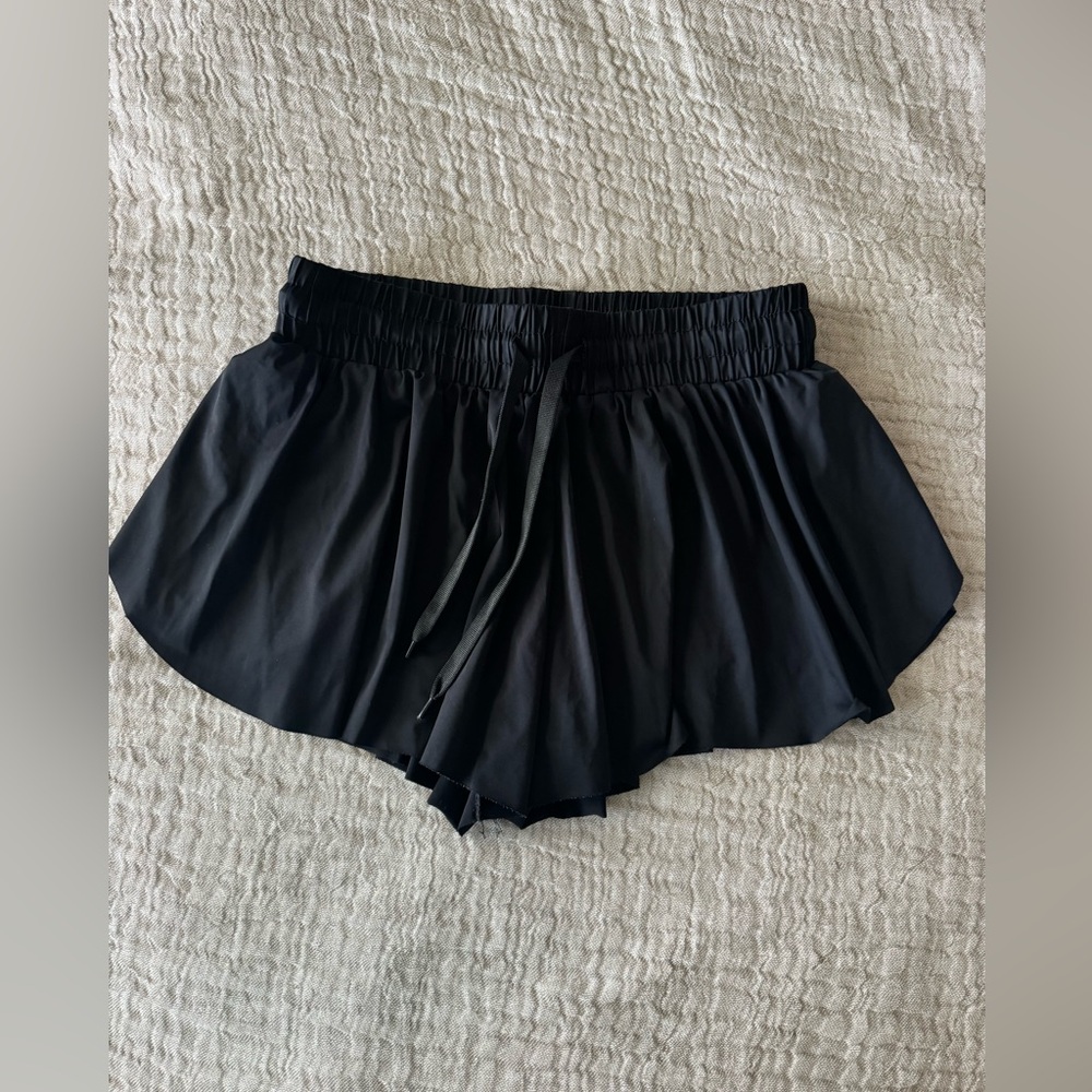 Girls Black Active Golf Skort